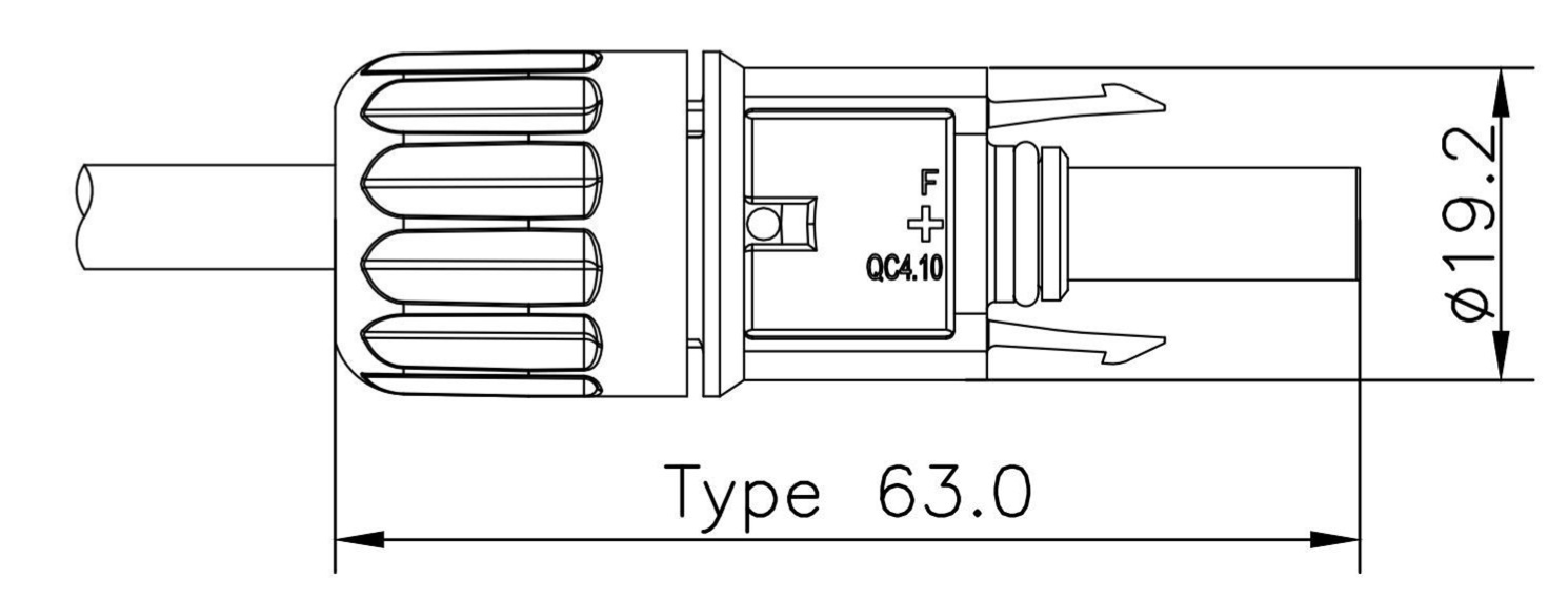 PV Stecker "QC4" Male (1000er Box)