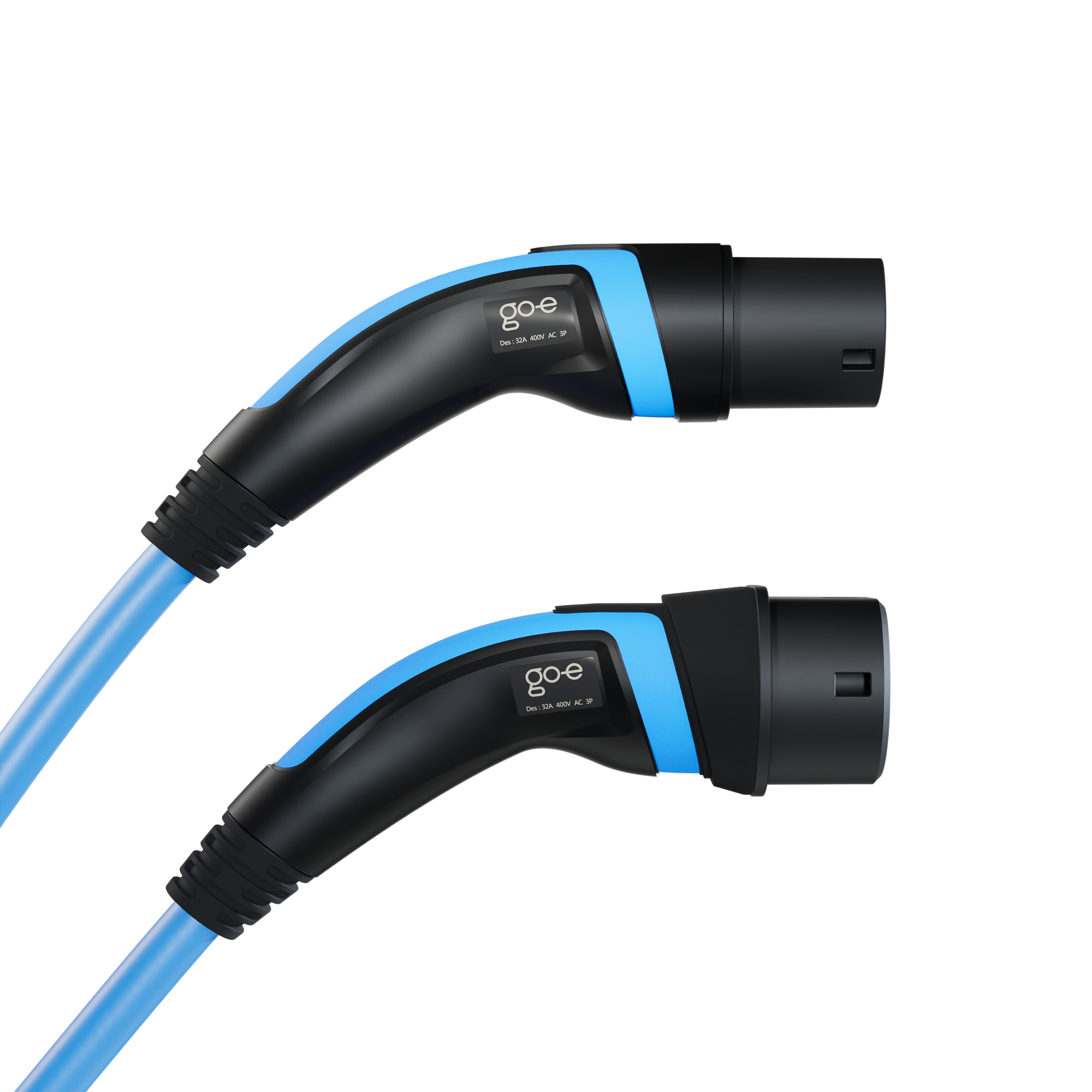 Ladekabel Typ 2 (bis 22 kW) 2,5m blau